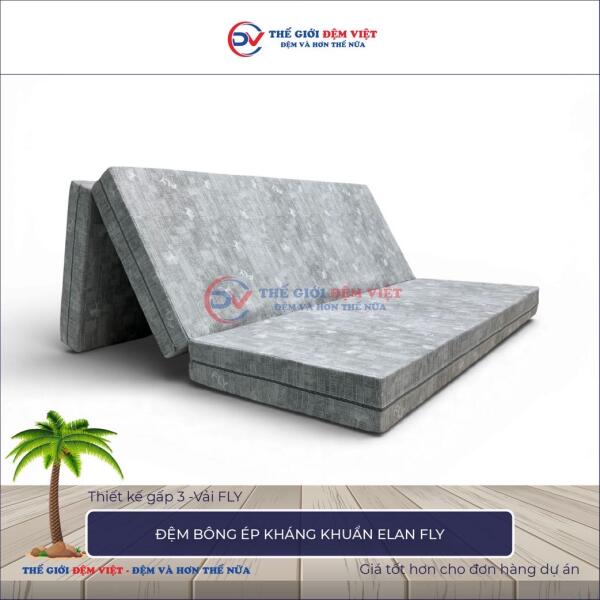 Đệm bông ép kháng khuẩn Elan FLY